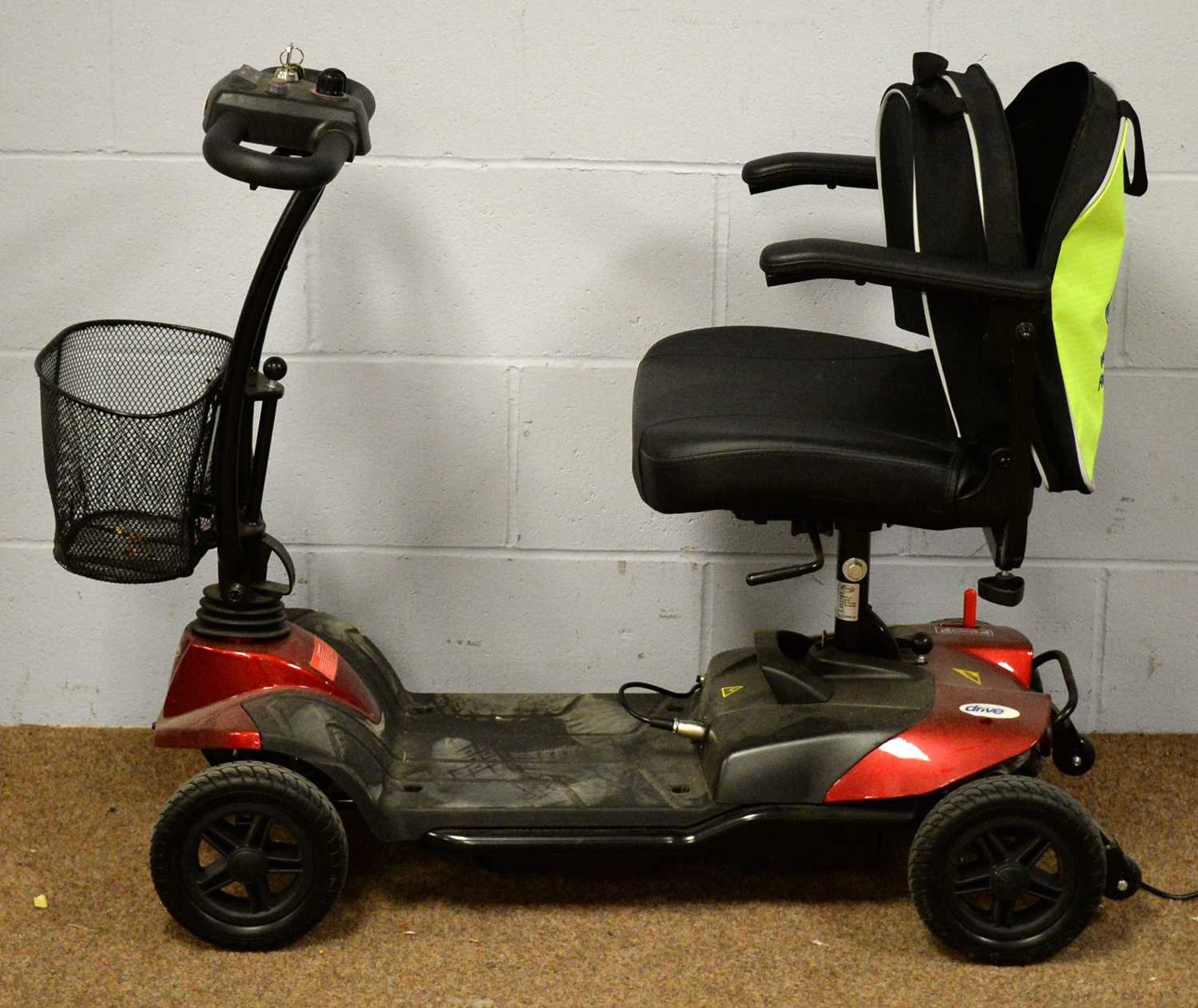 An Ableworld ST1 light-weight portable/boot mobility scooter