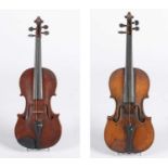 Frederick Daniel Mahoney Violin, another and bow.