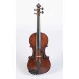 Violin labelled Nicholas Peron
