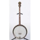 Paramount Style B Tenor Banjo cased