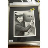A selection of football memorabilia relating to Kevin Keegan of NUFC