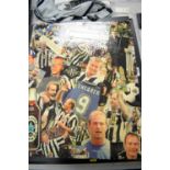 A selection of Newcastle United F.C. memorabilia relating to Alan Shearer.