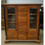 A 20th C mahogany cabinet.