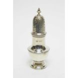 A George V silver sugar caster