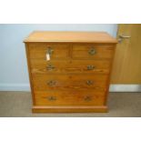 Edwardian pine chest of drawers.