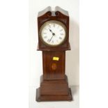 Early 20th C miniature longcase clock.