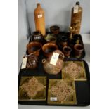 Selection of stoneware and other ceramics.