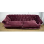 Chesterfield-style 'Loaf' sofa.
