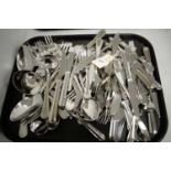 Suite of Spanish Dalia silver-plated cutlery.