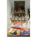 Three Kenner model vehicles; and other toys.