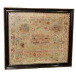 Victorian Scottish School sampler