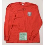 A 1966 football World Cup Gordon Banks autograph