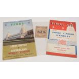 Sunder FA Cup final programmes and a ticket