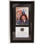 Newcastle United Kevin Keegan autograph