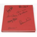 Book "Manchester United and Beyond" signed by George Best, Alex Ferguson, and others