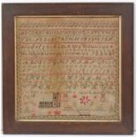 A Victorian alphabet sampler by Mary Jane Smith