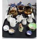 Selection of decorative ceramic ware.