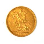 An Australian Queen Victoria gold sovereign,