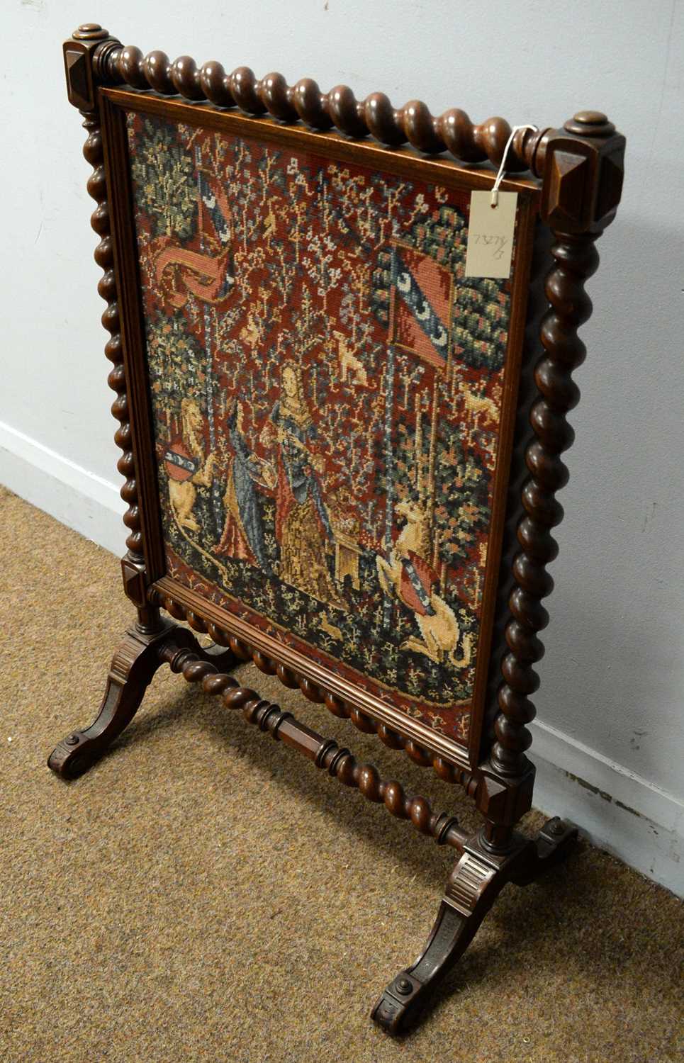 A Victorian firescreen - Image 2 of 2