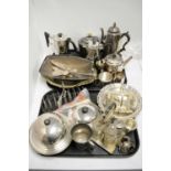 Selection of silver-plated ware, various.