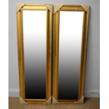 A pair of wall mirrors