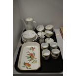 Rosenthal Germany coffee service; and Royal Worcester dinnerware.