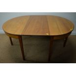 D-end dining table