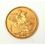 An Australian Queen Victoria gold sovereign,