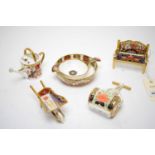 A selection of Royal Crown Derby 'Imari' ceramics.