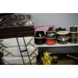 A large quantity of recording studio wiring and other items.