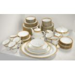 Noritake 'Tiara' pattern tea and dinner service.