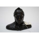 An early 20th C resin bust of Dante Alighieri.