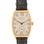 Franck Muller Cintree Curvex: an 18ct yellow gold cased automatic wristwatch,