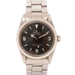 Rolex Oyster Perpetual Explorer: a stainless steel cased automatic wristwatch,