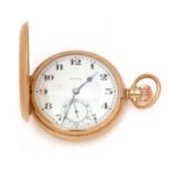 Rolex, Geneve: a 9ct yellow gold cased hunter pocket watch,