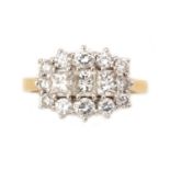 A diamond dress ring,