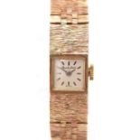Bueche Girod: a 9ct bi-coloured gold lady's cocktail watch