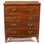 George III secretaire chest.