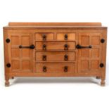 Robert 'Mouseman' Thompson of Kilburn: an oak mid Century sideboard,