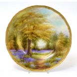 Royal |Worcester plate by Rushton