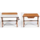 Sopwith: matching Victorian ash dressing table and washstand.