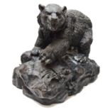 After Pierre-Jules Mêne: a bronze bear,