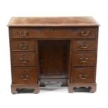 Georgian-style kneehole desk.