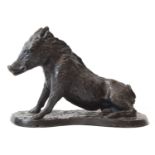 After Pietro Tacca (1577–1640): a bronze model of Uffizi Boar