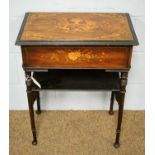 A late Victorian worktable