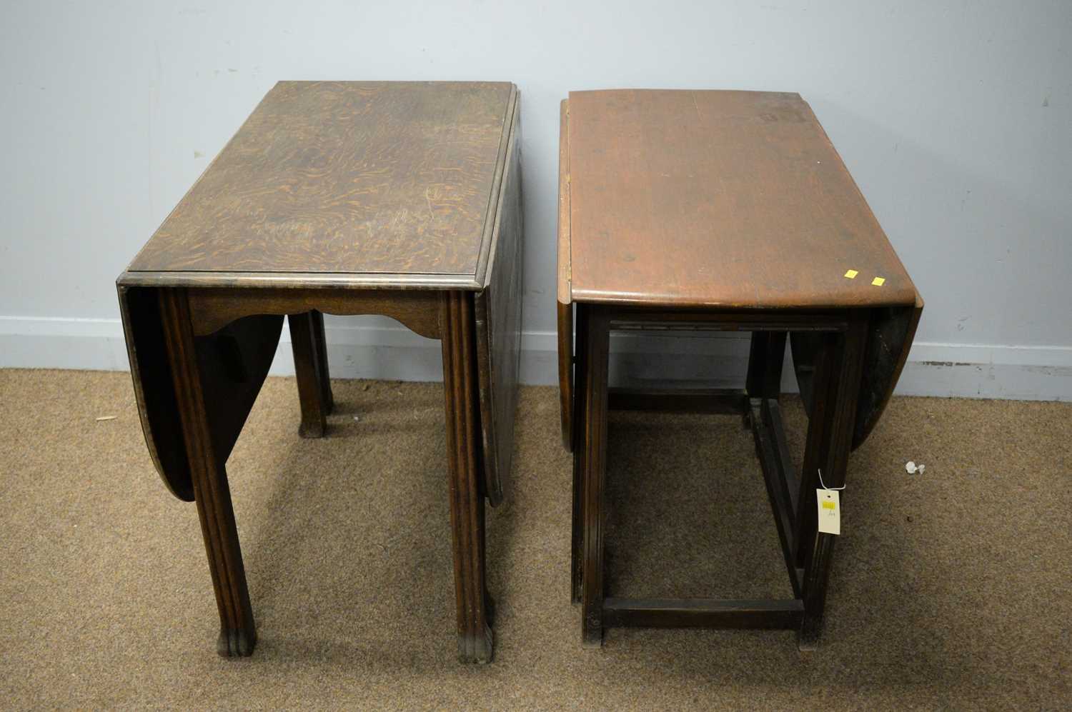 Two dining tables.