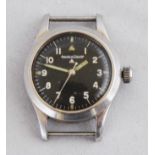 A late 1940s Jaeger-Le Coultre Military Royal Air Force (RAF) Mark 11 stainless steel wristwatch
