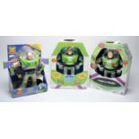 Three Thinkway Disney Pixar Toy Story Buzz Lightyear action figures