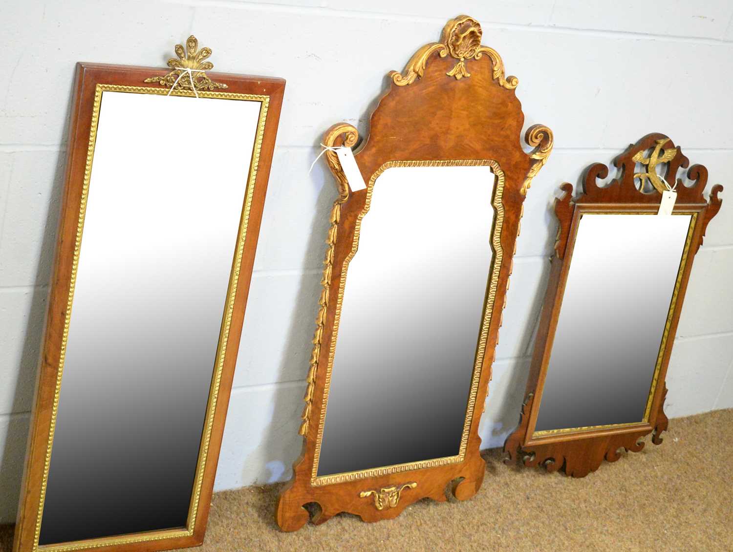 Three decorative wall mirrors - Image 2 of 2