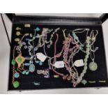 A selection of gemstone set jewellery